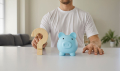 (Crédits photo : Adobe Stock - Jeune homme s'interrogeant sur une question bancaire liée à une opération du quotidien)