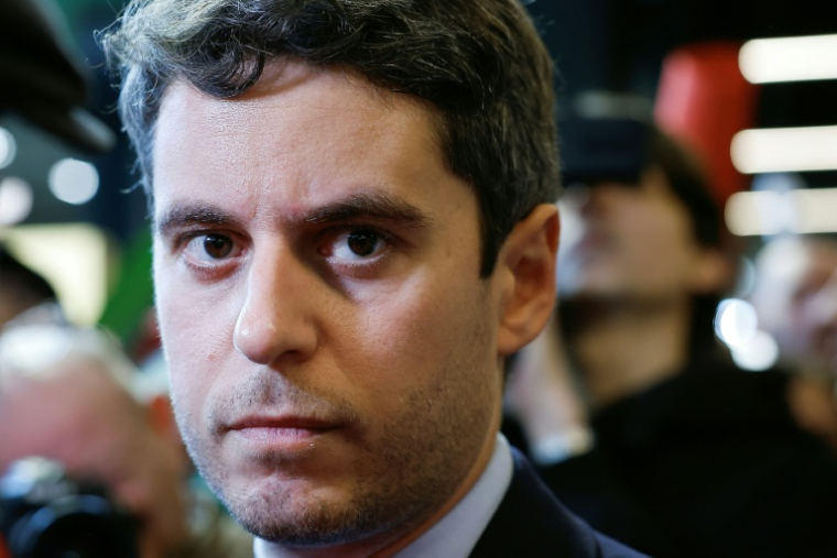 Le secrétaire général de Renaissance, Gabriel Attal, à Paris le 22 février 2026 ( AFP / Charlotte SIEMON )