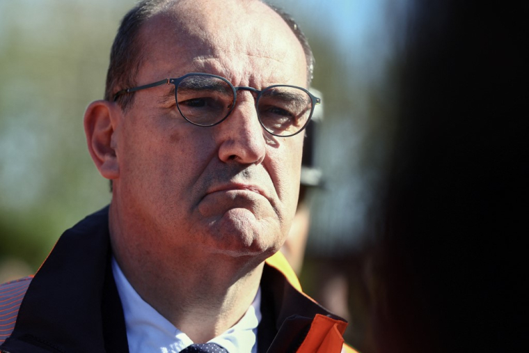 Jean Castex à Bully-les-Mines, dans le Pas-de-Calais le 7 avril 2026. ( AFP / SAMEER AL-DOUMY )