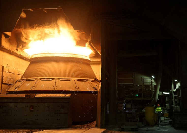PHOTO DE DOSSIER : Opérations à l'aciérie BlueScope, Port Kembla