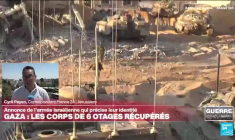 Gaza : l'armée israélienne annonce avoir récupéré les corps de six otages morts