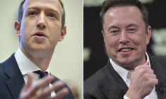 La tension est encore montée entre Mark Zuckerberg et Elon Musk après l'annonce de Meta sur le lancement d'un plateforme visant à concurrencer Twitter ( AFP / MANDEL NGAN )