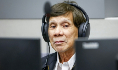 L'ancien président philippin Rodrigo Duterte le 16 septembre 2026 devant la Cour pénale internationale (CPI), à La Haye ( POOL / Piroschka VAN DE WOUW )