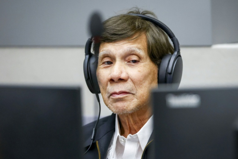 L'ancien président philippin Rodrigo Duterte le 16 septembre 2026 devant la Cour pénale internationale (CPI), à La Haye ( POOL / Piroschka VAN DE WOUW )
