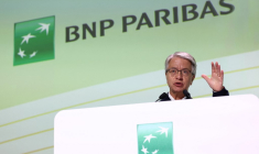 Jean-Laurent Bonnafé à Paris, le 14 mai 2024. ( AFP / EMMANUEL DUNAND )