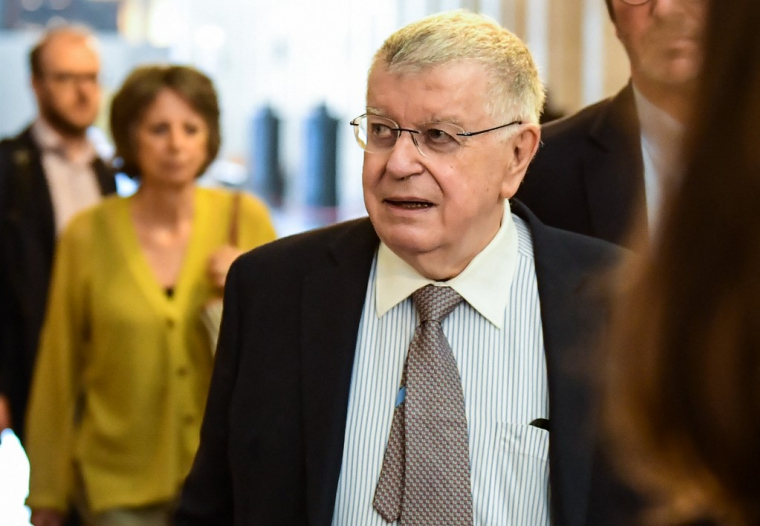 Didier Lombard à Paris, le 11 mai 2022. ( AFP / BERTRAND GUAY )