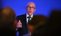 Éric Ciotti à Paris, le 24 janvier 2023. ( AFP / EMMANUEL DUNAND )