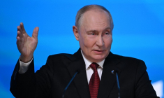 Vladimir Poutine à Moscou, en Russie, le 1er octobre 2026. ( AFP / IGOR IVANKO )