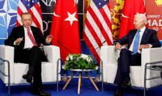 Joe Biden et Recep Tayyip Erdogan au sommet de l'Otan de Madrid
