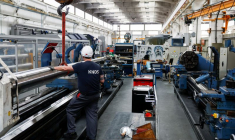 Usine d'armement du fournisseur de systèmes de défense militaire KNDS à Bourges