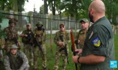 Guerre en Ukraine : des volontaires géorgiens engagés auprès des soldats ukrainiens