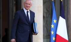 Bruno Le Maire à Paris, le 2 novembre 2022. ( AFP / THOMAS SAMSON )