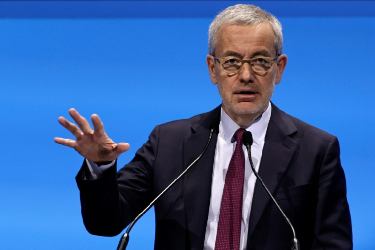 Le président du conseil d'administration d'Engie Jean-Pierre Clamadieu, à Aubervilliers le 30 avril 2024. ( AFP / STEPHANE DE SAKUTIN )