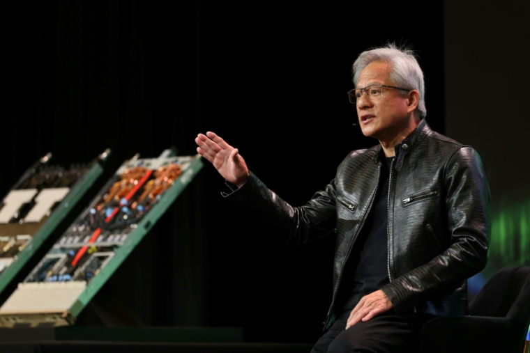 Nvidia's chief Jensen Huang calls OpenClaw 'the operating system for personal AI' ( AFP / Patrick T. Fallon )