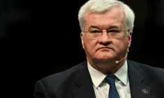 Le ministre des Affaires étrangères ukrainien Andriï Sybiga à Antalya, Turquie, le 12 avril 2025 ( AFP / Ozan KOSE )