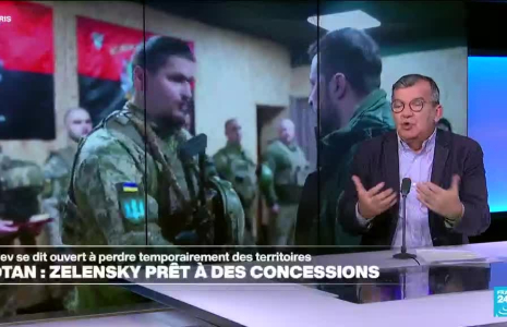 Ukraine : Zelensky prêt à des concessions si l'Otan protège les territoires qu'il contrôle