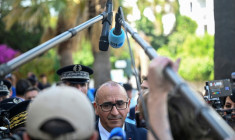 Le ministre de l'Intérieur Laurent Nuñez le 28 mai 2026 à Nice ( AFP / Frederic Dides )