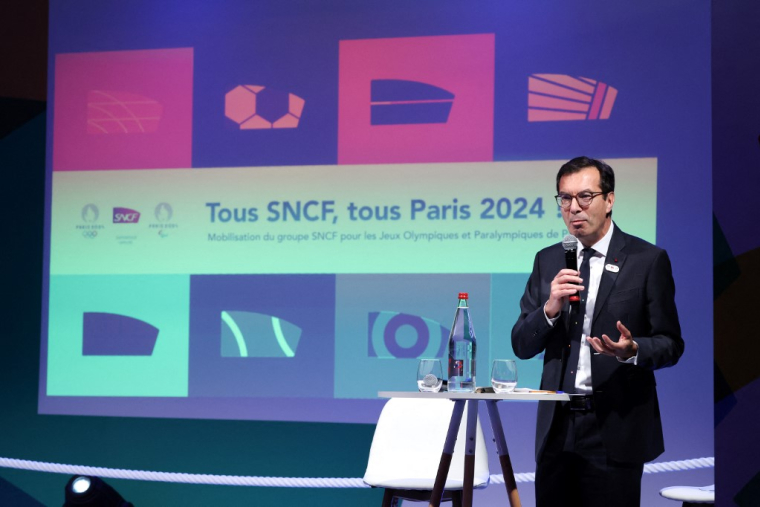 Jean-Pierre Farandou, le 28 juin 2024, à Paris ( AFP / ALAIN JOCARD )