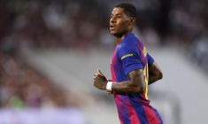 Premier but de Marcus Rashford avec le Barça