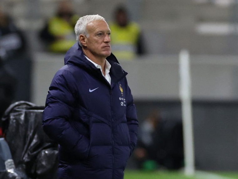 Le sélectionneur de l'équipe de France masculine de football, Didier Deschamps