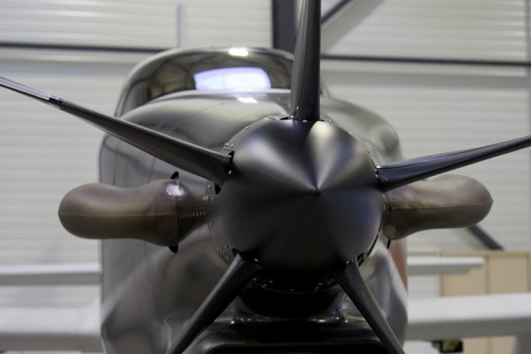 Un modèle de drone AAROK, produit par Turgis et Gaillard (illustration) ( AFP / GUILLAUME SOUVANT )