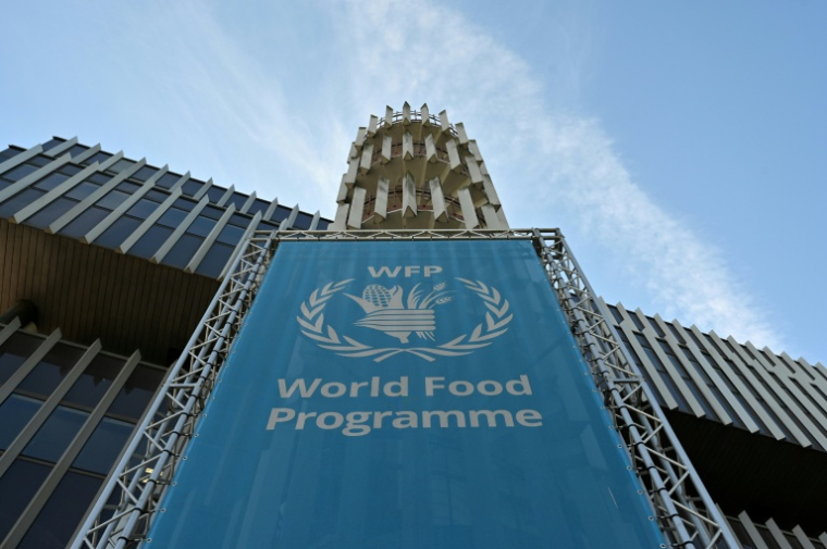 Le siège du Programme alimentaire mondial, à Rome, le 9 octobre 2020 ( AFP / Alberto PIZZOLI )