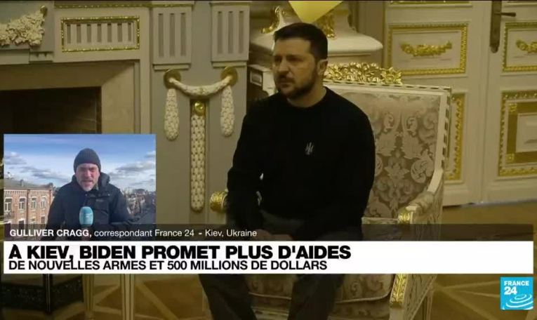 Joe Biden à Kiev : le premier président à visiter l'Ukraine depuis 2008