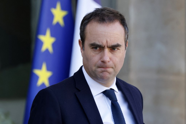 Sébastien Lecornu, le 5 mars 2025, à Paris ( AFP / LUDOVIC MARIN )