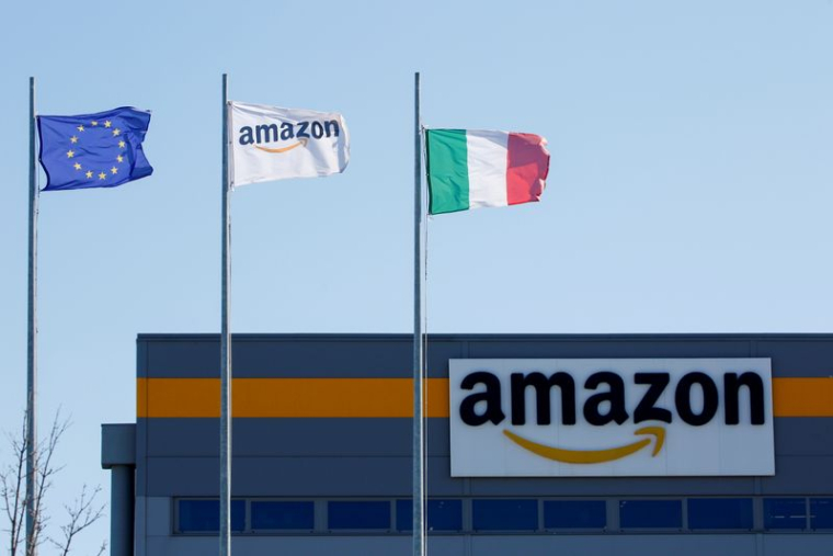 L'ITALIE INFLIGE UNE AMENDE DE 1,13 MILLIARD D'EUROS À AMAZON POUR ABUS DE POSITION DOMINANTE