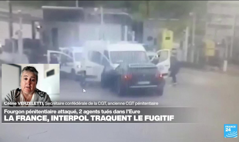 Attaque d'un fourgon pénitentiaire : l'enquête avance, les actions devant les prisons continuent