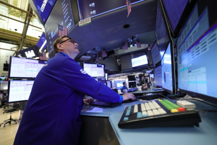 Un opérateur à la Bourse de New York le 1er octobre 2025 ( AFP / TIMOTHY A. CLARY )