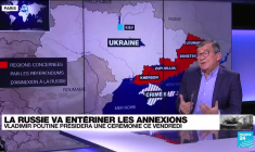 La Russie va entériner l'annexion de territoires ukrainiens : "Un tournant dans le conflit"