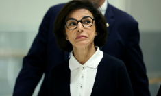 Rachida Dati arrive au palais de justice pour le dernier jour de son procès pour corruption, le 28 septembre 2026 à Paris ( AFP / Thomas SAMSON )