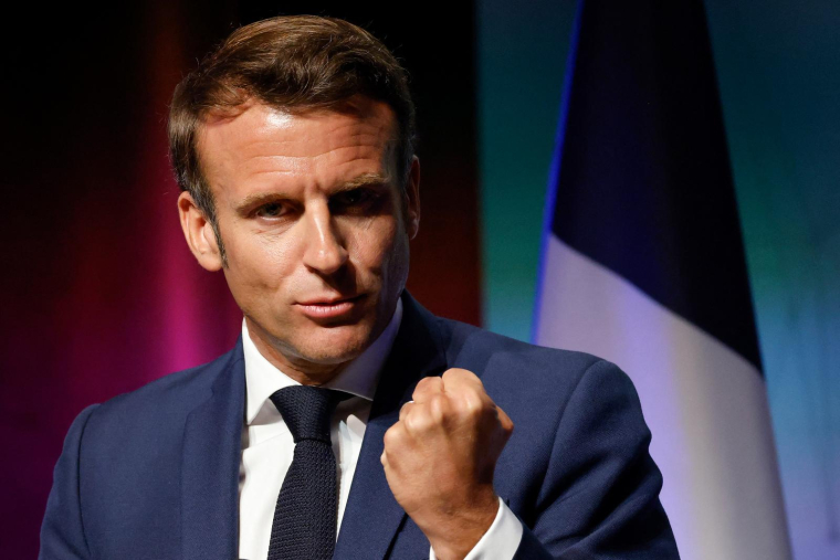 Le président de la République Emmanuel Macron. ( POOL / LUDOVIC MARIN )