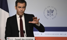 Olivier Véran, le 1er mars 2023, à Paris ( AFP / Christophe ARCHAMBAULT )