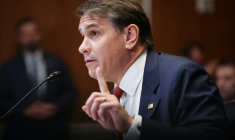 Le ministre de la justice des États-Unis par intérim, Todd Blanche, témoigne lors d'une audition de la sous-commission du Commerce, de la Justice, des Sciences et des agences connexes de la commission des crédits du Sénat, le 19 mai 2026 à Washington DC. ( GETTY IMAGES NORTH AMERICA / WIN MCNAMEE )