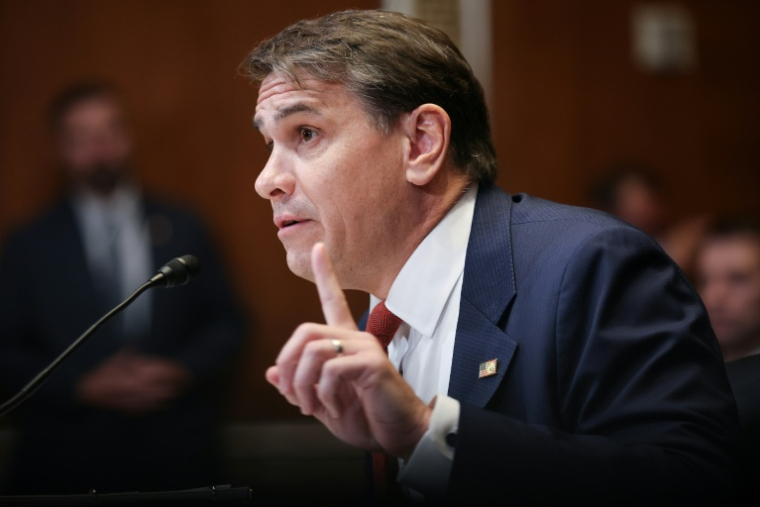 Le ministre de la justice des États-Unis par intérim, Todd Blanche, témoigne lors d'une audition de la sous-commission du Commerce, de la Justice, des Sciences et des agences connexes de la commission des crédits du Sénat, le 19 mai 2026 à Washington DC. ( GETTY IMAGES NORTH AMERICA / WIN MCNAMEE )