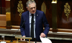 Philippe Juvin à Paris, le 2 décembre 2025. ( AFP / THOMAS SAMSON )
