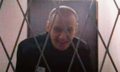 Le leader de l'opposition russe Alexei Navalny lors d'une audience contre le ministère de la Justice, à Moscou