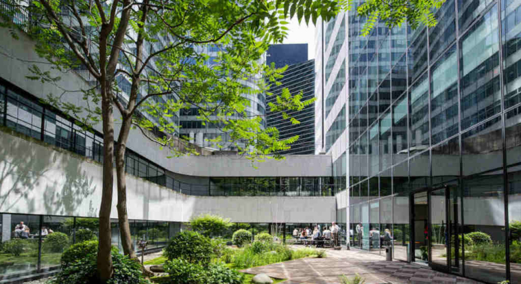 La tour Europlazza, propriété de Cegereal. (© Cegereal)