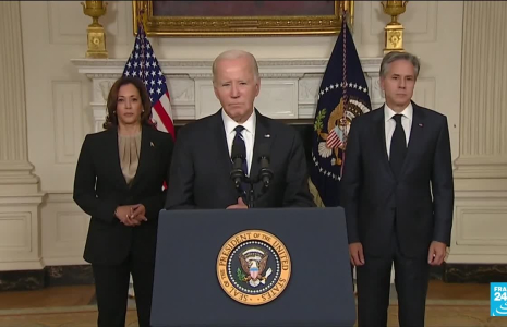 Attaques du Hamas : Joe Biden assure Israël de son appui sans réserve face au "mal à l'état pur"