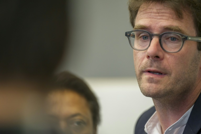Le maire de Rouen Nicolas Mayer-Rossignol à Nancy, le 15 juin 2025 ( AFP / Jean-Christophe VERHAEGEN )