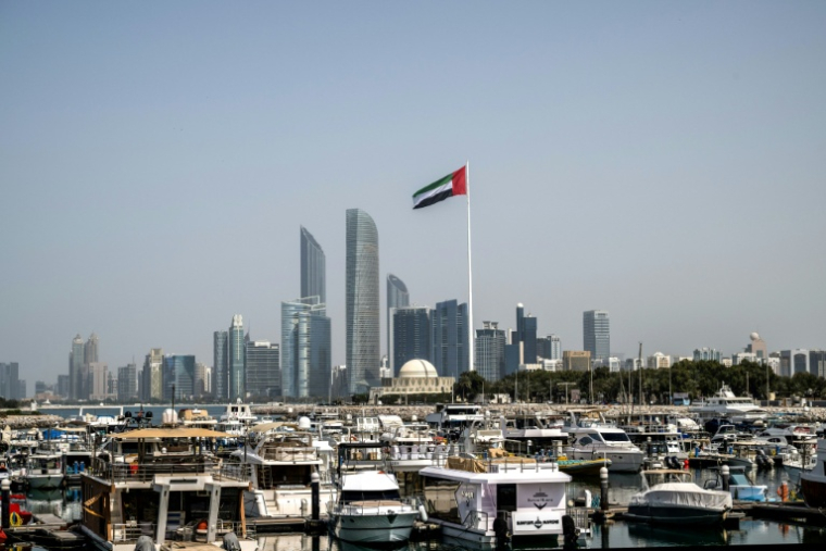 Narendra Modi débute sa tournée vendredi aux Emirats arabes unis, où vit une communauté indienne forte de 4,5 millions de personnes ( AFP / Ryan Lim )
