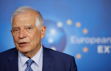 EU Foreign Policy Chief Borrell speaks on the tensions between the neighbouring Western Balkan nations, in Brussels