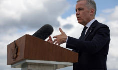Le Premier ministre canadien Mark Carney le 6 mai 2025 à Washington DC, aux Etats-Unis. ( GETTY IMAGES NORTH AMERICA / ALEX WONG )