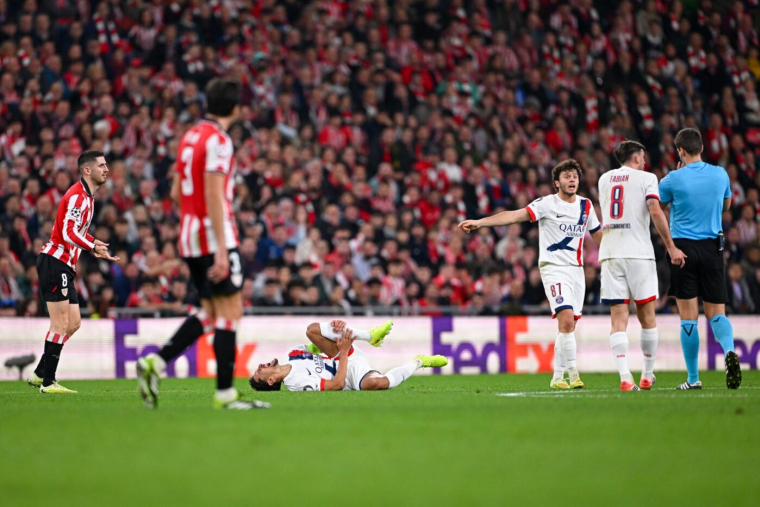 Incertitude autour de Marquinhos, touché aux adducteurs contre Bilbao