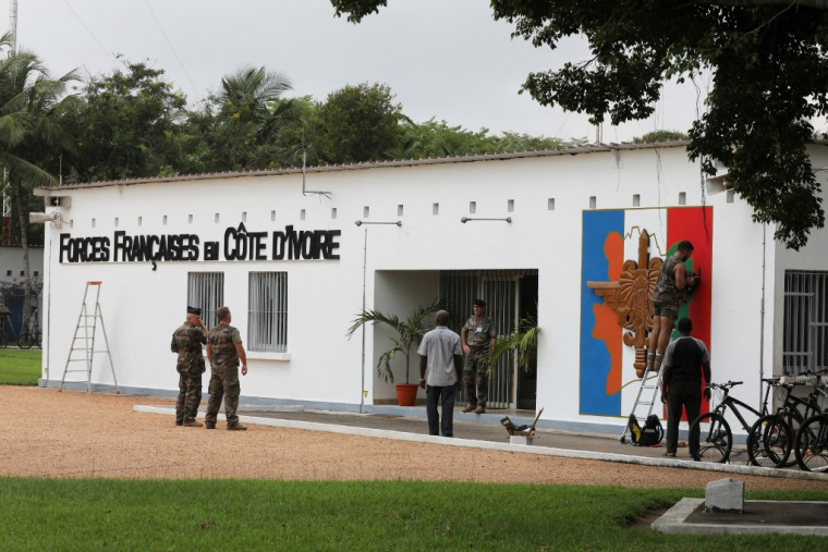 La base militaire de Port-Bouët, en Côte d'Ivoire, le 19 décembre 2019. ( AFP / LUDOVIC MARIN )