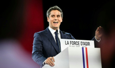 Le secrétaire général du parti Renaissance, Gabriel Attal, à Paris le 30 mai 2026 ( AFP / LOU BENOIST )
