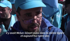 À Poissy, des ouvriers de Stellantis mobilisés contre la "casse de l'emploi"