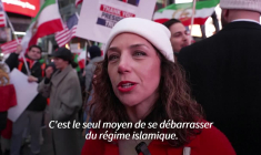 New York: manifestation pour un changement de régime en Iran
